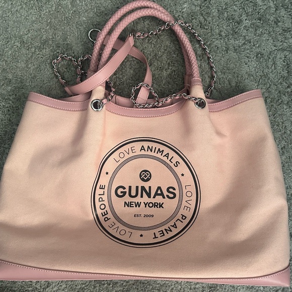 Gunas Ruth Vegan Canvas Tote (Light Pink) - Picture 4 of 14